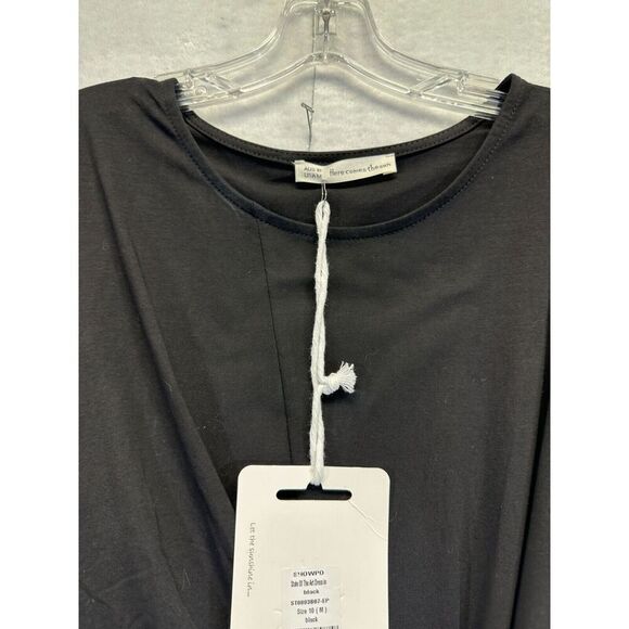 NWT Here Comes The Sun Black Dress Size 10 Minimalist Beach - Picture 5 of 7